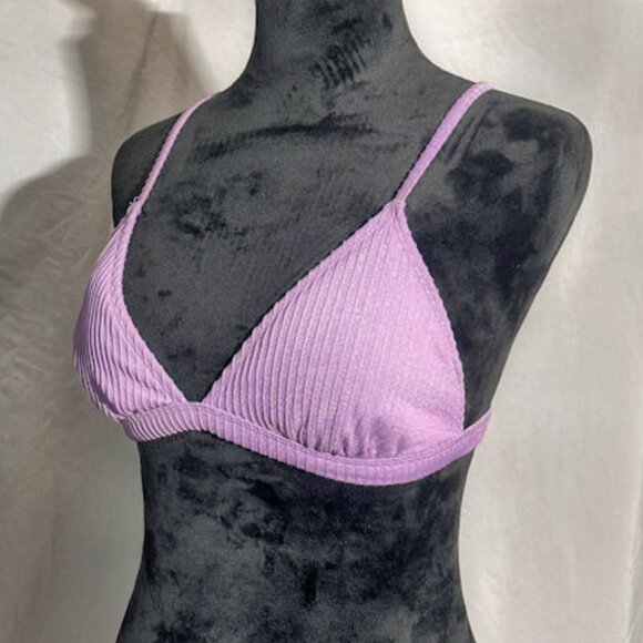 Bikini Top from Xhilaration, Purple Criss Cross Back, Size Large - Picture 2 of 7